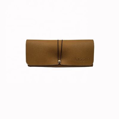 Exquisite Soft Leather Eyeglasses Cases Personalised Sunglasses Case 180mm Length