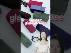 SFブランド ベルヴェット 5色金属鉄箱 紫 赤 緑 青 黒 光学メガネ箱